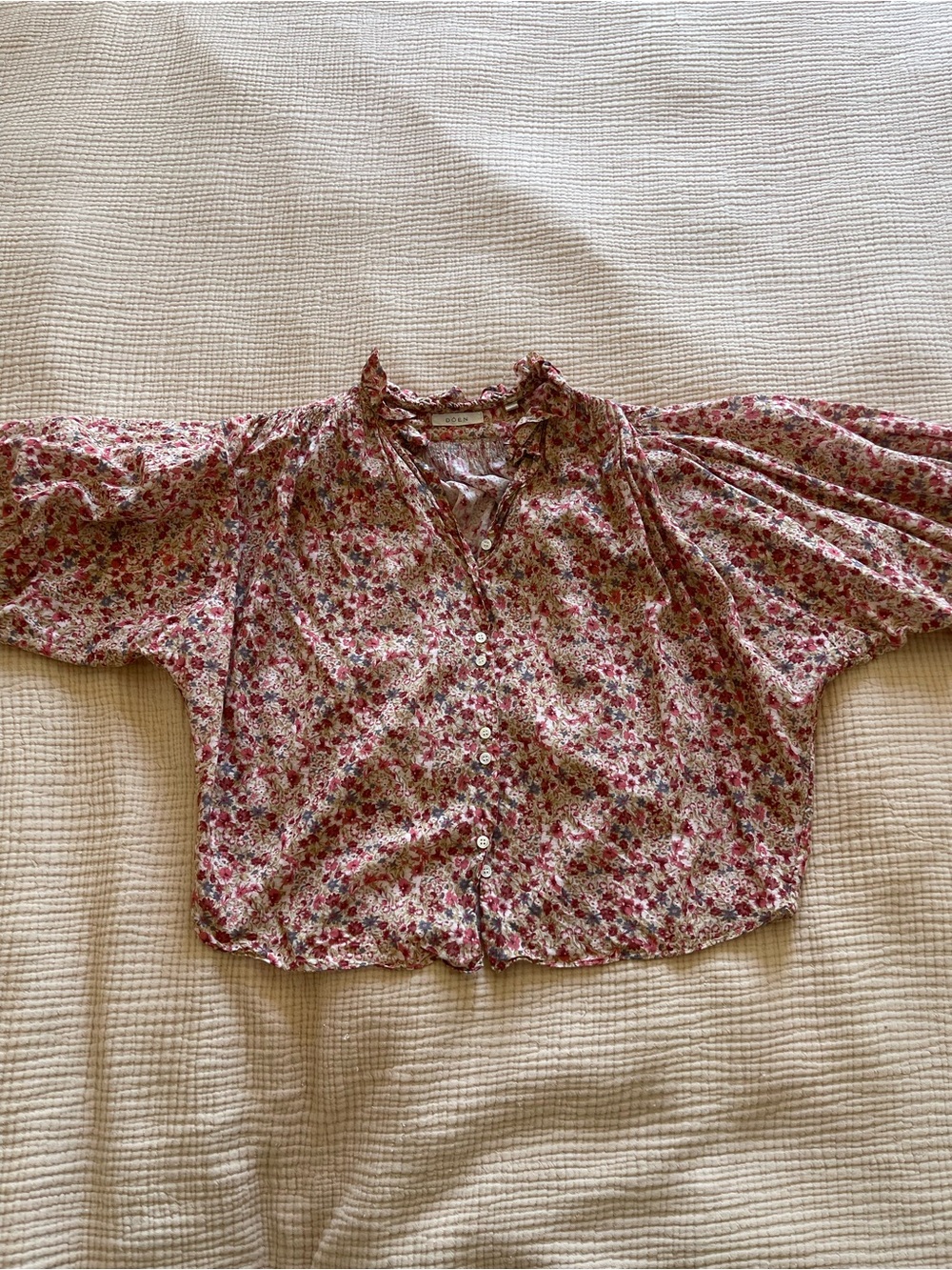 Doen Rose Top in Pink Valley Floral
